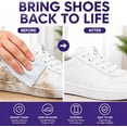 thumbnail image 3 of Air Jungles Sneaker Cleaning Wipes 70 Ct, Fresh Scent Dual-Textured Quick Clean for White Shoes, Boots & Clogs, XL 7x7 Inch, Removes Dirt, Safe for All Colors, 3 of 9