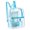 Sky Blue, variant on 12Inch Clear Backpacks Purses Small Stadium Approved Transparent Travel Daypacks Teenager Cute Backpack Bookbag Over 7 Years Old