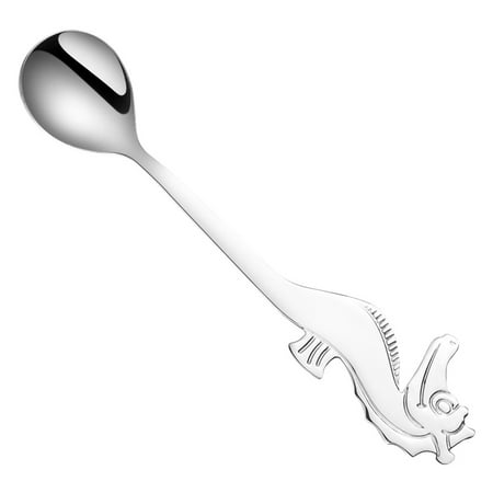 

Colorful Marine Animal Spoon Handle Ice Cream Drinking Tools Kitchen Gadget