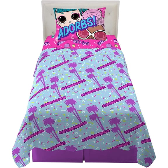 Franco Kids Bedding Super Soft Microfiber Sheet Set, 3 Piece Twin Size, Lol Surprise