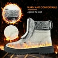 thumbnail image 4 of Women's Winter Ankle Boots Warm Faux Fur Lining Lace Up Bootie Outdoor Indoor Easy Walking Shoes, 4 of 7
