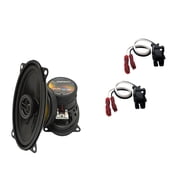Harmony Master Lightweight Car Speakers, ABS Carbon Black, 4" x 6"