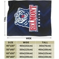 thumbnail image 2 of Belmont University Fleece Blanket, Very Soft Microfiber Flannel Blanket for Couch Warm and Cozy for All Seasons, 2 of 5