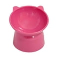 thumbnail image 1 of Fancy Pets. Plato Elevado de Plástico para Gato Rosa, 1 of 3