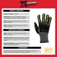 thumbnail image 2 of guantes de trabajo resistentes al impacto, 2 of 8