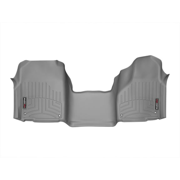 WeatherTech Custom Fit FloorLiners compatible with Ram 1500 Classic, Ram 2500/3500, Ram 1500, Ram Truck 1500 - 1st Row - Over The Hump, Grey