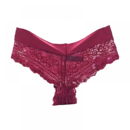 

Underwear for Women Ladies Seamless Brief Womens Lace Panties(1-Packs)