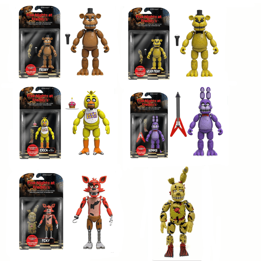 猫*丸様 Five Nights at Freddy's BACKSTAGE FNAF Backstage | McFarlane Toys set review - YouTube