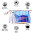 thumbnail image 3 of Nueva bolsa de cosméticos láser, bolsa de almacenamiento de cosméticos de PVC de color mágico de viaje impermeable portátil para mujer MFZFUKR BST3050613-2, 3 of 5
