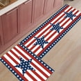 thumbnail image 6 of Stripes Stars Kitchen Rugs, Independence Day American Flag Kitchen Rug, 4th of July Decor Kitchen Mats for Floor, Kitchen Organization Non-Slip Kitchen Mat, Anti-Fatigue Mat Kitchen Decor Runner Rug, 6 of 6