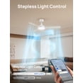 thumbnail image 4 of Ventilador de techo Dreo Smart 132 cm con luz de 12 velocidades blanco, 4 of 9