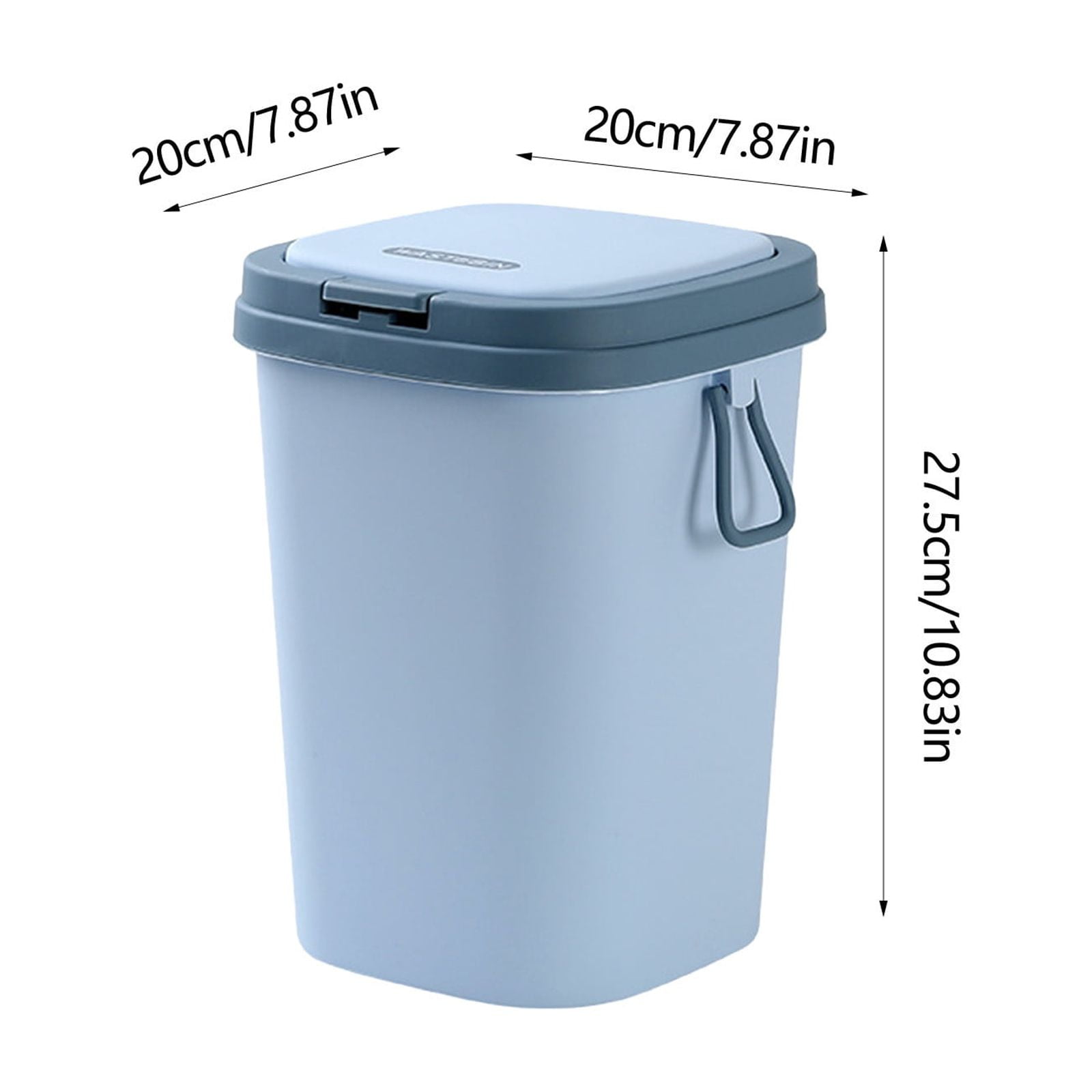 Odor Blocking Bathroom Trash Can with Lid, Large Capacity Square Thickened Bin for Living Room or Bedroom, Durable Waste Container for Household Organization Daily Hot Picks & Limited-Time Offers