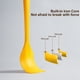 thumbnail image 2 of Naiovety Silicone Spatula Cooking Baking Scraper Heat-Resistant Bending Non-stick Cake Batter Scrapers Tools Mixing Tool Spoon Amarillo, 2 of 6
