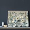 thumbnail image 6 of Farmhouse Flower Wall Art Rustic Flower in Vase Pictures Wall Decor Motivational Inspirational Quotes Canvas Artwork Painting Framed Poster Print for Home Living room Bedroom Bathroom Office 12"X16", 6 of 6