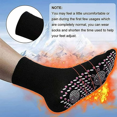 

LANGM AFIZ Tourmaline Slimming Health Sock Tourmaline Acupressure Self-Heating Shaping Socks AFIZ Tourmaline Health Sock Acupressure Reflexology Socks (Color 2srt-)