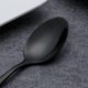 thumbnail image 2 of Cucharaditas negras, mini cucharas para tartas de acero inoxidable, cucharas para helado, cucharas pequeñas para postre, juego de 6 (cucharaditas negras), 2 of 3