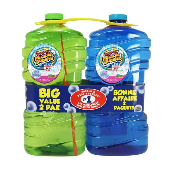 Bouteille de bulles Super Miracle Bubbles en paq. Économique