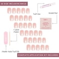 thumbnail image 4 of Presiona las uñas Glamnetic La Perle Squoval White French Tips, 4 of 6