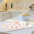 thumbnail image 6 of Meadow Flowers Dish Drying Mat for Kitchen Counter, Ultra Absorbent Reversible Microfiber Dishes Drying Rack Pad Heat-resistant Mats 18x24in, 6 of 7