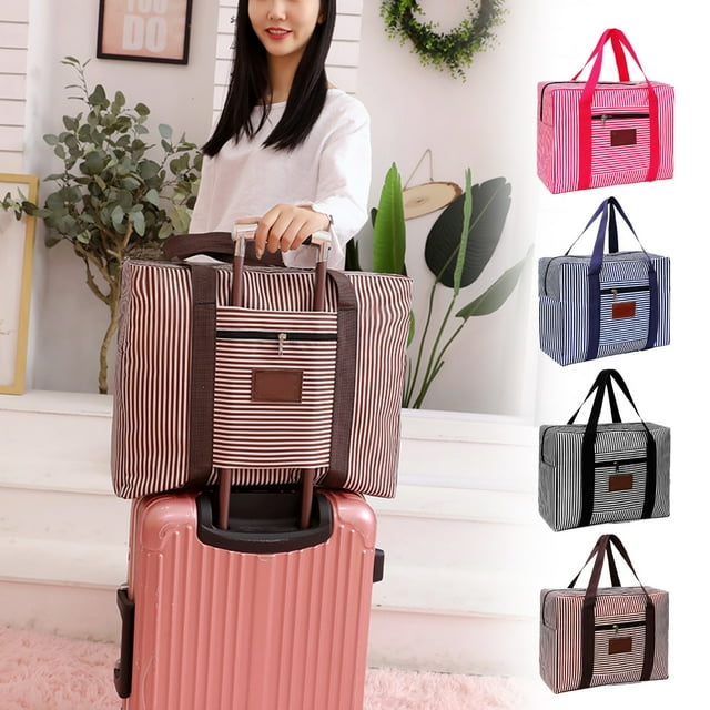 Grand Sac de Rangement en Tissu pour Couette, Organisateur de Voyage Étanche, Facile à Ranger, à Transporter, Robuste, Pliable, pour Camping, Randonnée, Rangement, Capacité de 50 L, PENDANE, Black