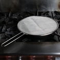 thumbnail image 4 of Panier de Friture Rond en Acier Inoxydable pour Outils de Cuisine Antidéflagrant Couvercle à Huile Poignée Multifonctionnelle Panier de Friture Pliant Attrape-Nourriture pour Évier de Cuisine, 4 of 5