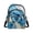 Blue Butterfly Marble Print, variant on Celestial Sun Moon Star Pattern Adjustable Strap Crossbody Bag for Travel Daily Use Shopping, Polyester Mini Sling Bag
