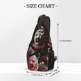 thumbnail image 2 of Terrifier 2 Sling Bag Crossbody Sling Backpack Chest Bag Daypack Purses Shoulder Bag For Women Men Travel Hiking, 2 of 7