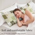 thumbnail image 5 of Spring Floral Body Pillow Covers 20"x54", Yellow Flowers Botanical Patchwork Grid Bohemia Soft Brushed Microfiber Breathable Throw Pillow Covers, Pillowcase with Zipper for Couch Sofa Bedroom, 5 of 9