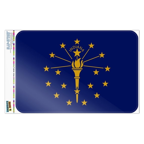 Indiana State Flag Home Business Office Sign