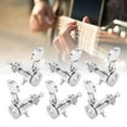 thumbnail image 4 of Guitar Machine Head, 6 Pcs Guitar Tuner Pegs  For Most Guitars For Replacing Old And Damaged Parst 6 Right Peg Set,6 Left Peg Set,3 Left And 3 Right Peg Set, 4 of 8