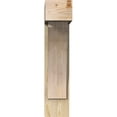 thumbnail image 2 of Ekena Millwork 8"W x 24"D x 36"H Thorton Block Rough Sawn Bracket w/ Offset Brace, Douglas Fir, 2 of 25