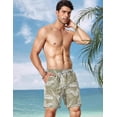 thumbnail image 4 of COOFANDY Mens Swim Trunks Quick Dry Bathing Suit Square Leg Summer Beach Shorts with Compression Liner, 4 of 7