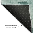 thumbnail image 6 of Dalyn Rugs Premium Machine Washable Mayfield AMF1062 Teal 1'8" x 2'6" Rug, 6 of 6