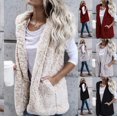 thumbnail image 2 of YUANOU Gilet Sans Manches en Molleton à Fourrure pour Femmes Dames, Gilet Sans Manches d'Hiver (Blanc) S, 2 of 7