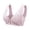 Pink, variant on Bra Women’s High Support Wireless Front-Closure Non-Marking Everyday Everyday Underwear Gray XL