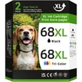 thumbnail image 1 of Cartuchos de Tinta NVN 68 Combo Negro/Color para HP 68, 1 of 8