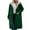 Green, variant on Herrnalise Women's 2024 Winter Fashion Clothes Oversized Shearling Fleece Long Coats Jackets Reversible Warm Winter Coat Outerwear Wine,L