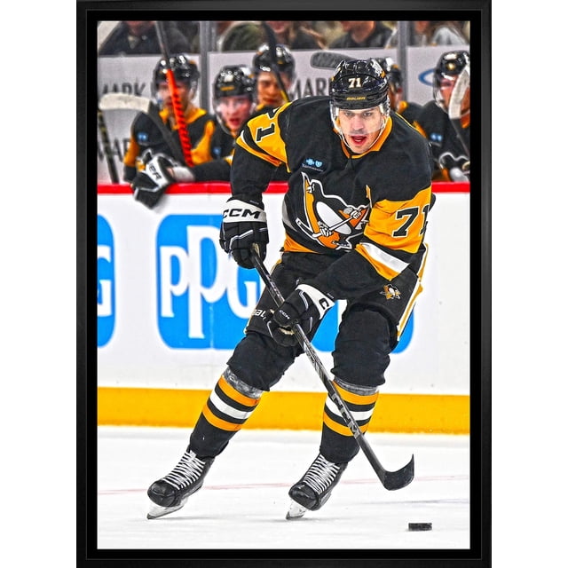 Evgeni Malkin Toile Encadrée 20x29 Pingouins de Pittsburgh