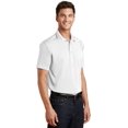 thumbnail image 4 of Port Authority Poly Charcoal Blend Pique Polo-S (White), 4 of 6