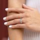 thumbnail image 3 of Anillos de titanio de 0.315 in, alianza de boda, ajuste cómodo mate para hombres y mujeres, talla 7, 3 of 4