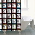 thumbnail image 4 of Math Equations Science Icons Blue Pattern Shower Curtain 84"x72" ,Bathroom Decorative Shower Curtains Set with 12 Hooks,Modern Waterproof Washable Shower Curtain, 4 of 6