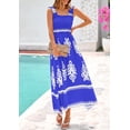thumbnail image 3 of Vestido Maxi PRETTYGARDEN Mujer Verano Boho Floral en Línea A, 3 of 8