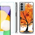 thumbnail image 1 of Shockproof Bumper Phone Case for Samsung Galaxy A13 5G, with Tempered Glass Screen Protector, by OneToughShield ® - Golden Tree, 1 of 3