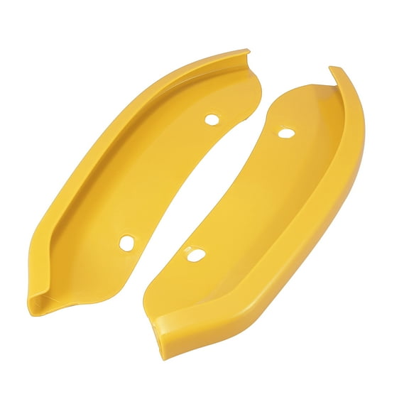 Pair Vehicle Front Bumper Lip Lever Splitter Protector Yellow for Dodge Challenger Hellcat 2015-2020