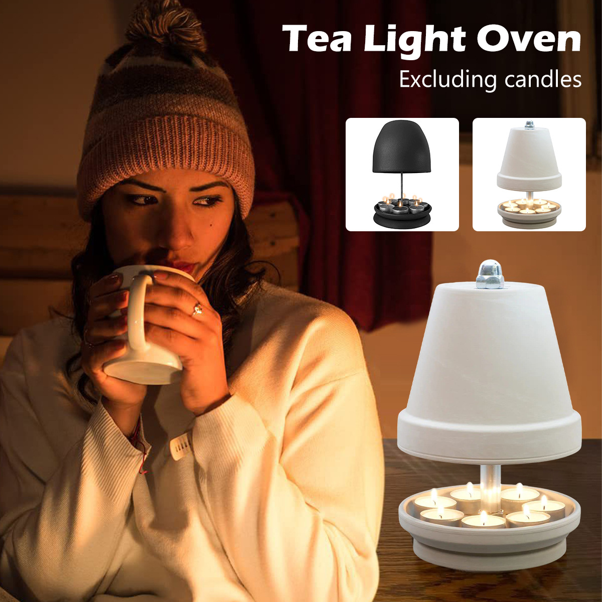 kitwin Tea Light Oven Candle Heater Elegant Tea Light Oven Portable