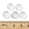 thumbnail image 4 of 40pc Transparent Glass Cabochons Half Round/Dome Clear 9.5~10x3.5mm, 4 of 8