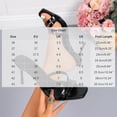 thumbnail image 3 of Womens Kitten Heels Open Square Toe High Heeled Sandals Cross Band Slip on Stiletto Heels Comfort Mules Slides Summer Dress Pumps Size 36-43 Black-A, 3 of 9