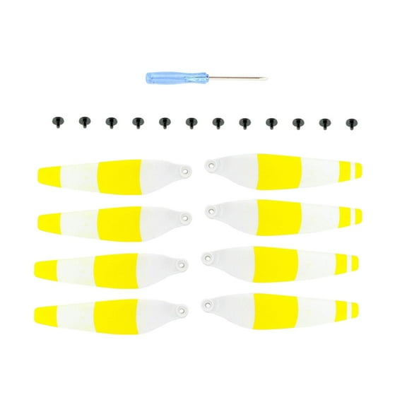 Props Mini 3Pro, Spare Parts with Screws and Screwdriver Professional Simple Installation Yellow White