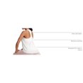 thumbnail image 4 of Musculosa CRZ YOGA Racerback Blanca Talle M, 4 of 7