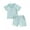 Light Blue, variant on Bagilaanoe 2pcs Toddler Baby Boy Girl Shorts Set Short Sleeve T Shirt Tops + Shorts 6M 12M 18M 24M 3T Kids Casual Summer Clothes